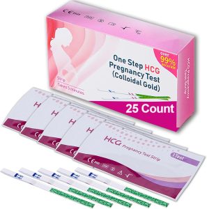 25PCS Pregnancy Tests Early Detection Strips - Sensitive & Accurate - Early Detection Pregnancy Test Strip - Easy to Use for Home Tests - HCG Test Strips